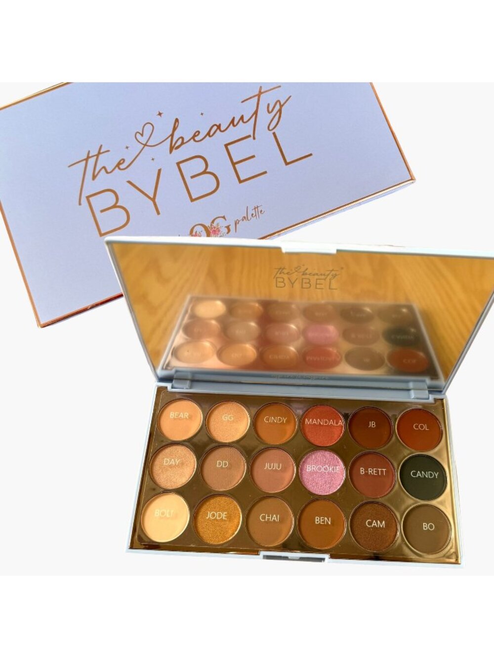 The Beauty Bybel OG Eyeshadow Palette 18 Color Neutral Glam New In Box